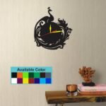 Personalized Peacock Fashion Wall Clock, Acrylic Modern Style, Non-Ticking