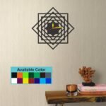 Custom Decorative Well Designed Square Modern Acrylic Wall Clock
