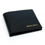 Customized Name Wallet With Gift Box – In Black Color