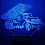 Design Your Own Colour Changing Army Vehicle Lamp 3D LED Night Light