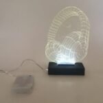 Colour Changing Headphone 3D Acrylic Night Lamp – LED Home Decor