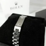 Design Your Own Name Engraved Good Quality Rolex Bracelet – Silver