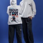 BROWN FOX OVERSIZED HOODIE