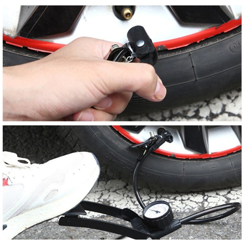 Multipurpose High Pressure Foot Pedal Air Pump For Cars/ Bikes & Bicycle - Image 10