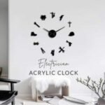 3D Acrylic Electrician Wall Clock