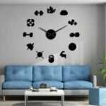 DIY 3D Acrylic Sports Gym Wall Clock
