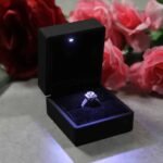 Design Your Own Custom Name Printed Ring Box – With Light