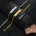 Customize Name Bracelet: (Design Your Own Artificial Black Gold Or Silver)