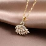Cubic Zirconia Swan Necklace