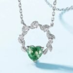 Natural Moss Agate Necklace