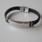 Leatherette Name Bracelet