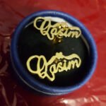 Personalized English Name Cufflinks