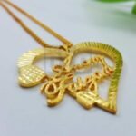 Personalized Name Necklace – Heart Design