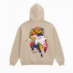 YELLOW FLASH OVERSIZED HOODIE