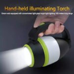 Multi-Functional Portable Rechargeable Camping Lantern With Flashlight And Power Bank