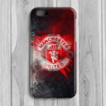 Man United Mobile Cover for Men Boy Girls Soft TPU Bumper Fashion Pattern Design Cover Case