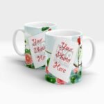 Red Water Lilly Theme Custom Mug