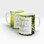 Elegant Green Custom Mug