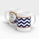 Zig Zag Stripes Personalized Gift Mug